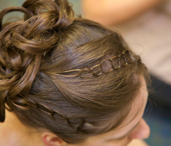 Hair "chain." Copyright Warmowski Photography.