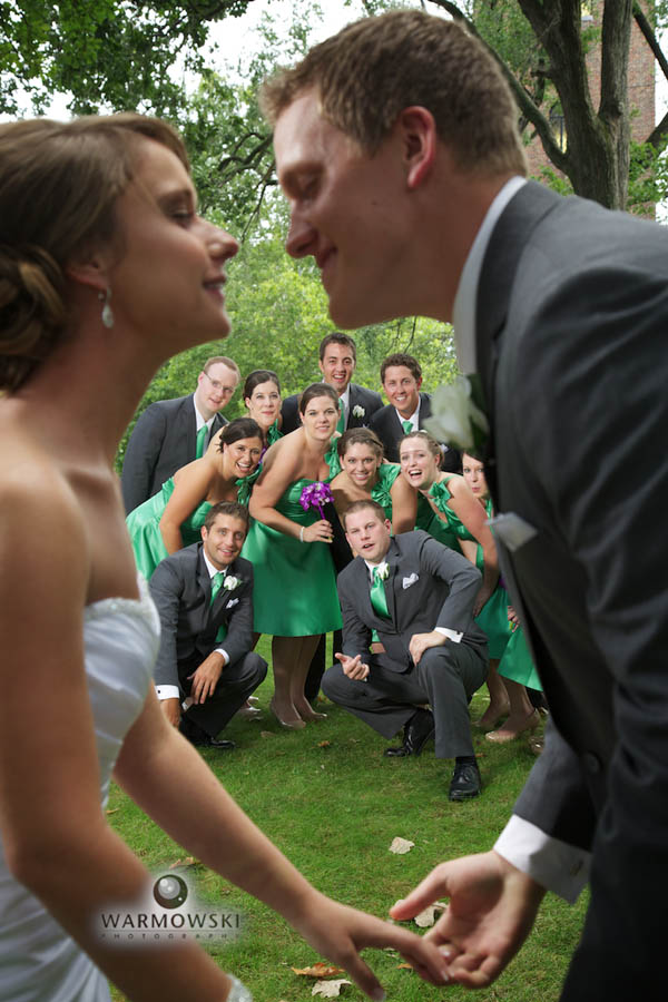 Sarah & Billy fun portraits at Broadview Mansion in Bloomington.