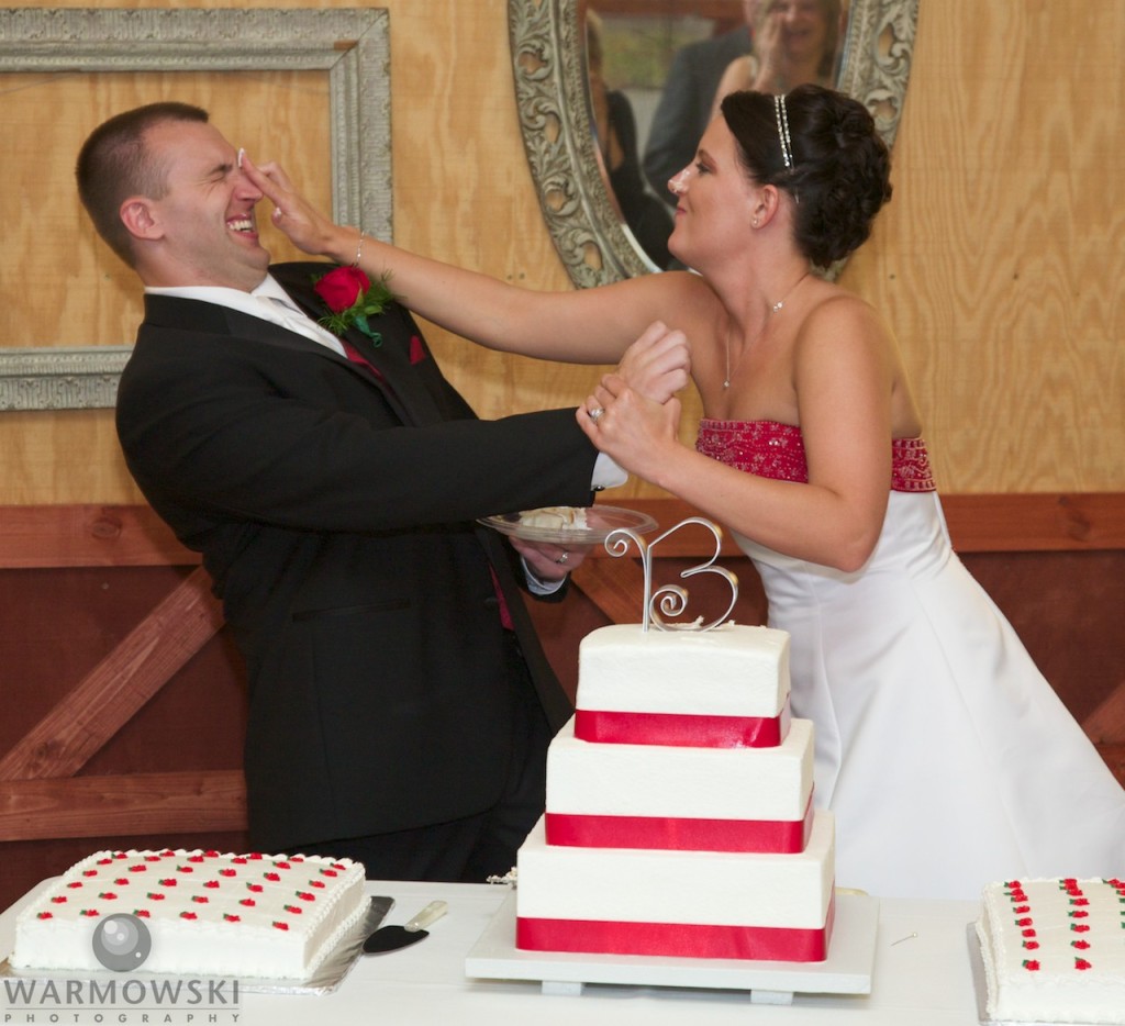 Kassie & Matt flipped the room, and also inside the banquet hall at Buena Vista Farms.