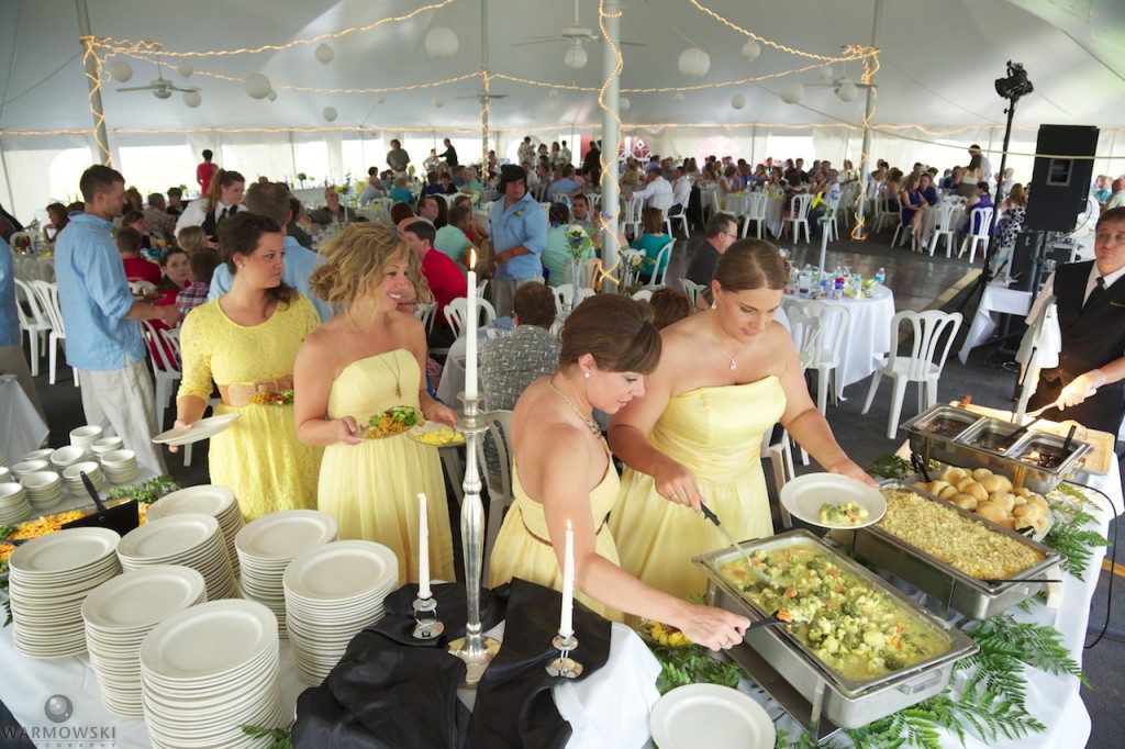 The large tent is a great place for weddings, and attracts couples from throughout the region to Buena Vista Farms.