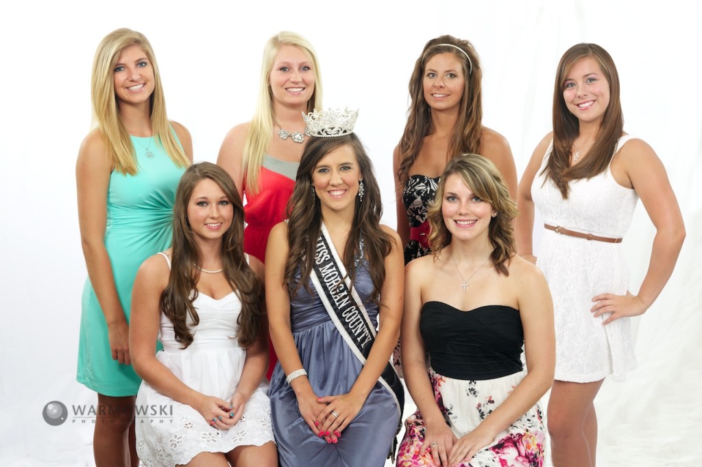 Morgan County Fair 2013 Queen contestants.