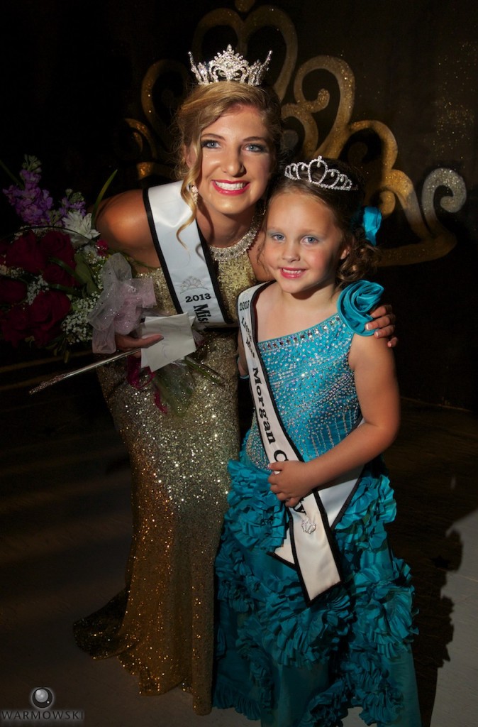 2013 Morgan County Fair pageant winners Queen Sydne Jane Peck and Princess Kenadi Nicole Ryan. by Warmowski Photography