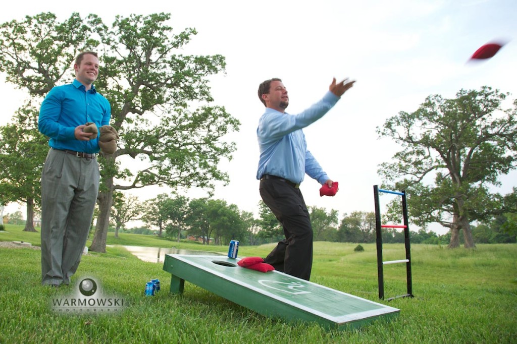 Big kids enjoy game area at Buena Vista (by Warmowski Photography).