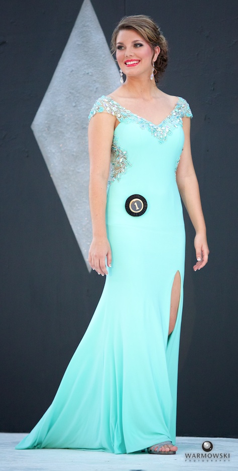 2014 Queen Brianna Klein in evening wear.