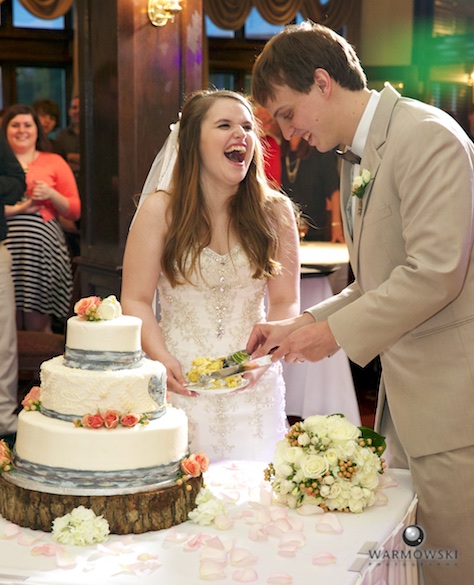 Cake cutting, Specialty Cakes, Panther Creek Country Club.