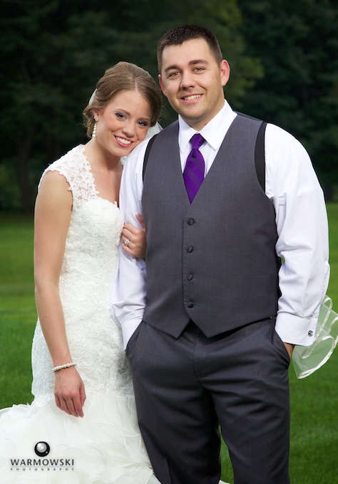 Portraits for Amanda & Nick, outdoor wedding at the Jacksonville Country Club. Photo by Steve & Tiffany of Warmowski Photography.